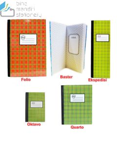 Contoh Ria Buku Folio 100 lbr Hard Cover Book Jurnal /Akuntansi / Pencatatan Expedisi merek Ria