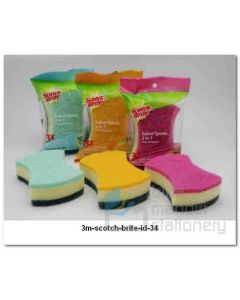 Katalog alat-alat kantor 3M Scotch Brite,  3M Scotch Brite Sabut Hijau Dua Sisi harga normal 11000 di Supplier Alat Tulis Bina Mandiri Stationery