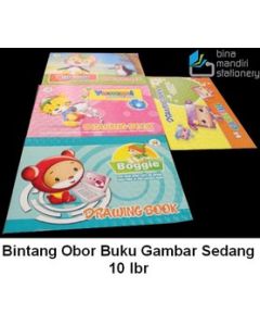 Jual Alat Alat Kantor & Sekolah Bintang Obor Buku Gambar Sedang 10 lbr Di Toko Alat Tulis Grosir Bina Mandiri Stationery