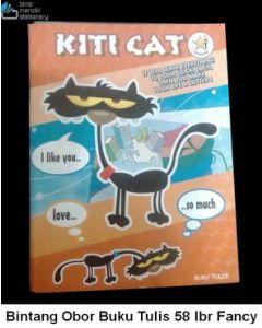 Jual Alat Alat Kantor & Sekolah Bintang Obor Buku Tulis 58 lbr Fancy Di Toko Alat Tulis Grosir Bina Mandiri Stationery