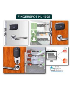 Fingerspot HL-100S mesin akses kontrol berbentuk handle pintu di jual toko alat alat kantor murah bina mandiri stationery